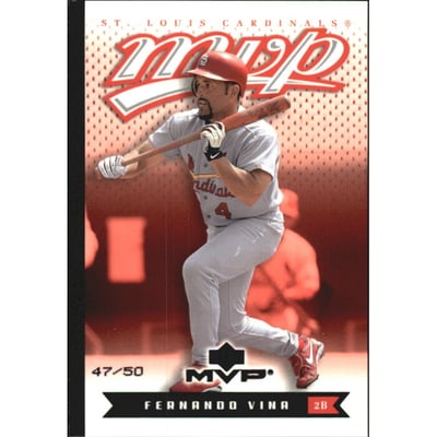 2003 Upper Deck MVP Black #196 Fernando Vina