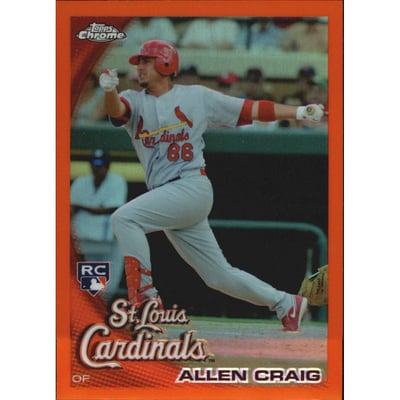 2010 Topps Chrome Orange Refractors #199 Allen Craig
