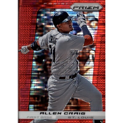 2013 Panini Prizm Prizms Red Pulsar #162 Allen Craig
