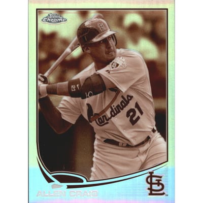 2013 Topps Chrome Sepia Refractors #121 Allen Craig