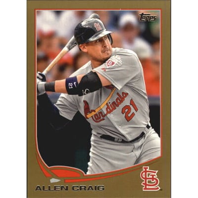 2013 Topps Mini Gold #321 Allen Craig