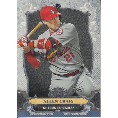 2014 Topps Triple Threads Onyx #10 Allen Craig
