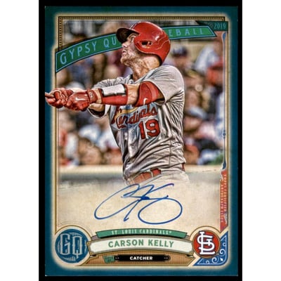 2019 Topps Gypsy Queen Autographs Indigo #GQACK Carson Kelly