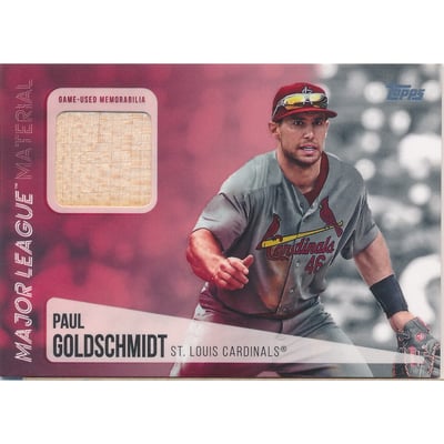2019 Topps Major League Materials #MLMPG Paul Goldschmidt S2