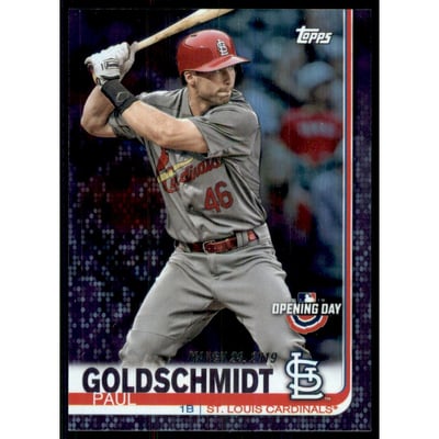 2019 Topps Opening Day Purple Foil #94 Paul Goldschmidt