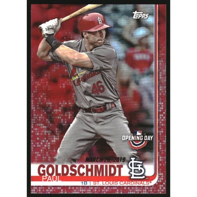 2019 Topps Opening Day Red Foil #94 Paul Goldschmidt