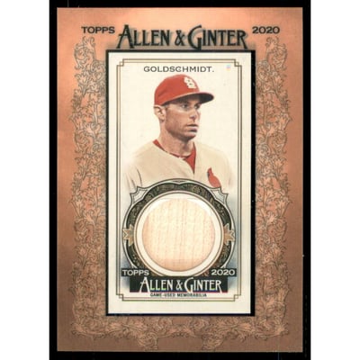 2020 Topps Allen and Ginter Mini Framed Relics #MFRPG Paul Goldschmidt