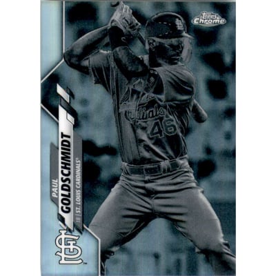 2020 Topps Chrome Negative Refractors #89 Paul Goldschmidt