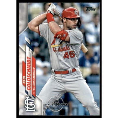 2020 Topps Factory Set 582 Montgomery Club #145 Paul Goldschmidt