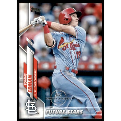 2020 Topps Factory Set 582 Montgomery Club #44 Tommy Edman FS