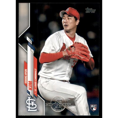 2020 Topps Factory Set 582 Montgomery Club #459 Kwang-Hyun Kim