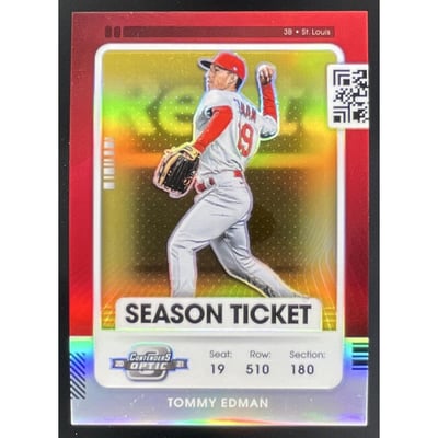 2021 Panini Contenders Optic Gold #27 Tommy Edman /10