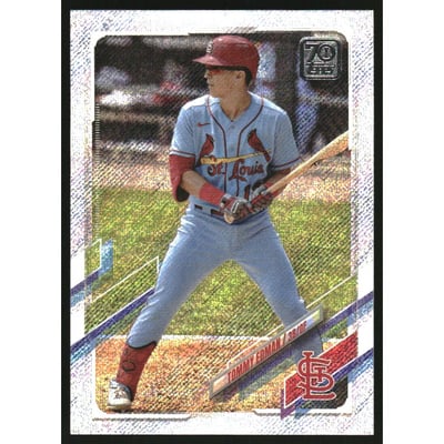 2021 Topps Factory Set Walmart Foilboard #314 Tommy Edman