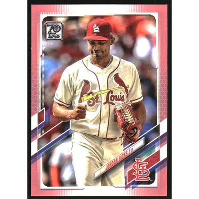 2021 Topps Mother's Day Pink #536 Jordan Hicks