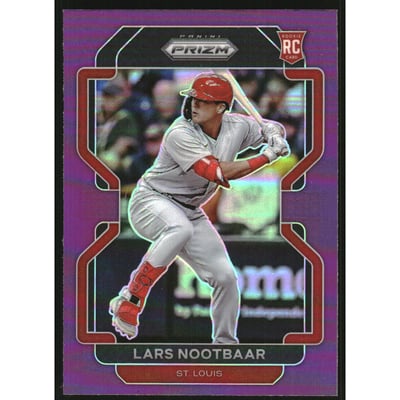 2022 Panini Prizm Prizms Purple #119 Lars Nootbaar T2