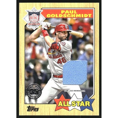 2022 Topps '87 Topps All-Star Relics #87ASRPG Paul Goldschmidt