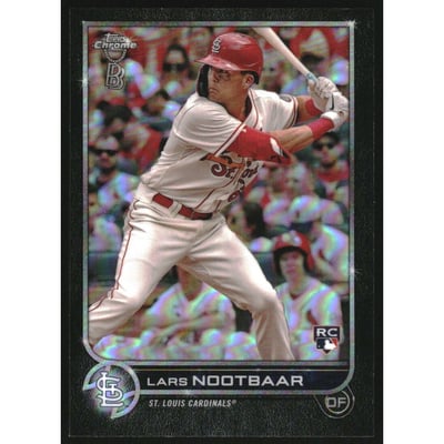 2022 Topps Chrome Ben Baller #19 Lars Nootbaar RC