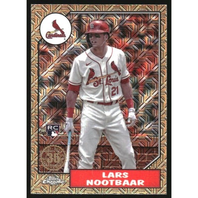 2022 Topps Update '87 Topps Silver Pack Chrome #T87C70 Lars Nootbaar