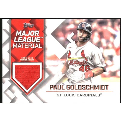 2022 Topps Update Major League Materials #MLMPGO Paul Goldschmidt