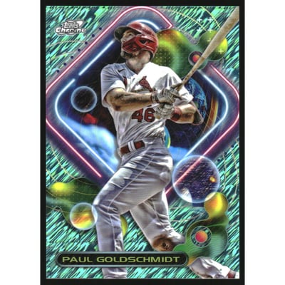 2023 Topps Cosmic Chrome Aqua Equinox Refractors #164 Paul Goldschmidt