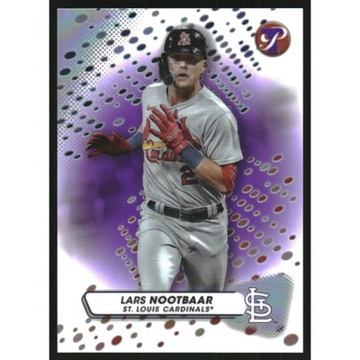 2023 Topps Pristine Purple Refractors #16 Lars Nootbaar