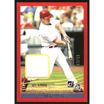 2024 Donruss Retro '84 Materials Red #33 Scott Rolen