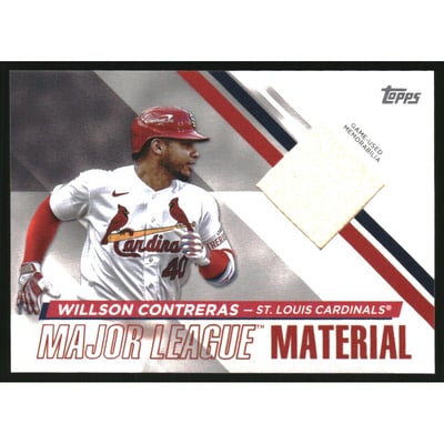 2024 Topps Major League Material #MLMWC Willson Contreras