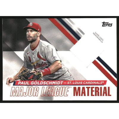 2024 Topps Update Major League Materials #MLMUPG Paul Goldschmidt