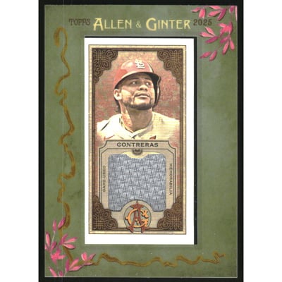2025 Topps Allen and Ginter Mini Framed Relics #MFRWC Willson Contreras