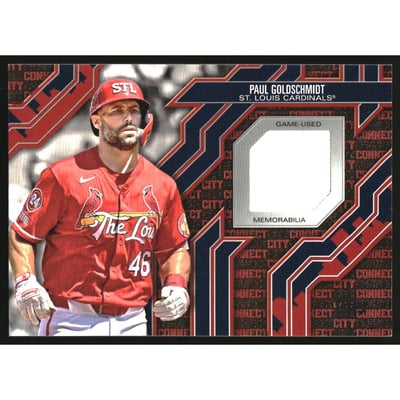 2025 Topps City Connect Swatches #CC2PG Paul Goldschmidt S2