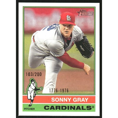 2025 Topps Heritage Bicentennial #388 Sonny Gray