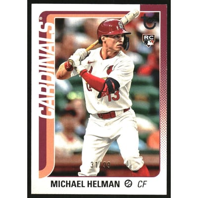 2025 Topps Vintage Stock #418 Michael Helman