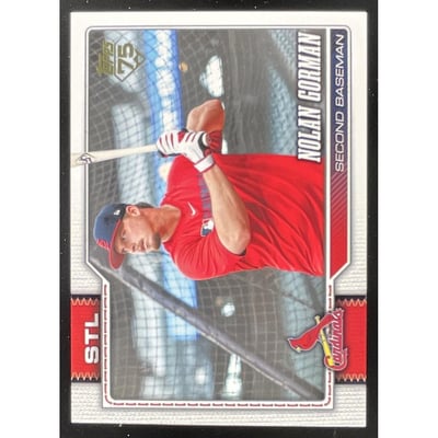 2026 Topps Series 2 Golden Mirror Variation #587 Nolan Gorman SP