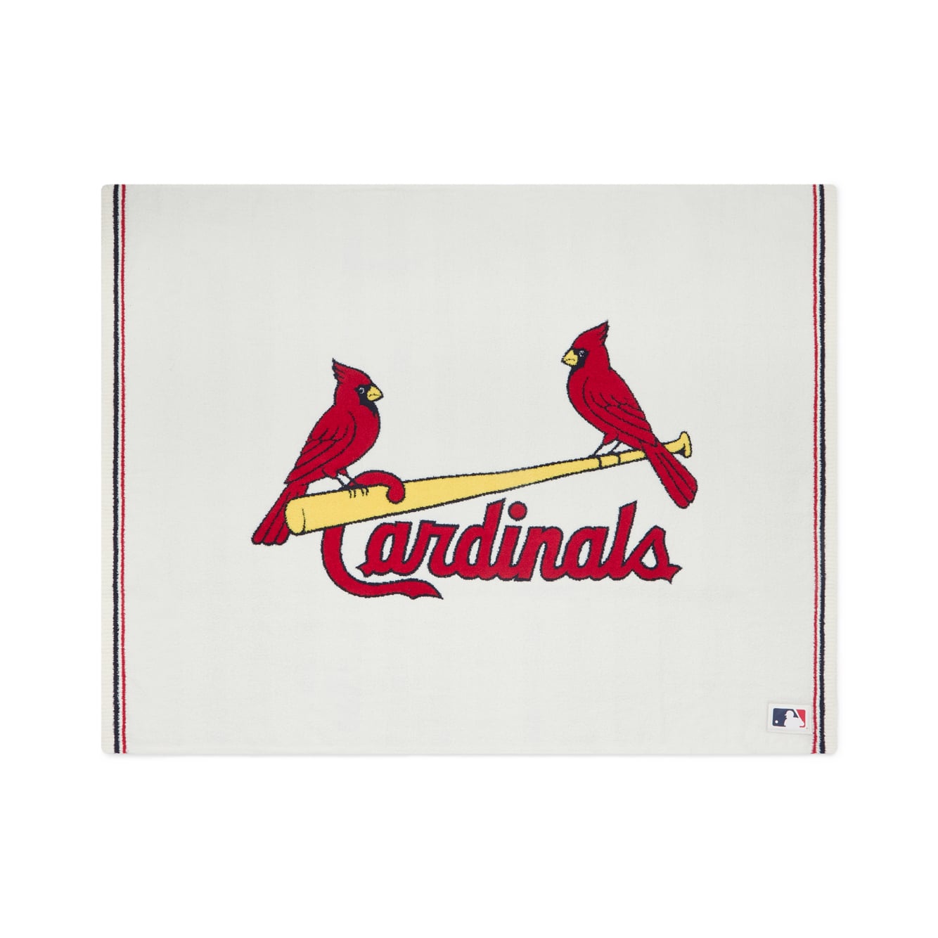 Couverture Barefoot Dreams St. Louis Cardinals CozyChic 54 po x 72 po