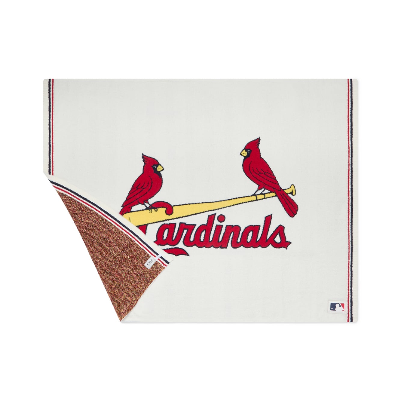 Couverture Barefoot Dreams St. Louis Cardinals CozyChic 54 po x 72 po