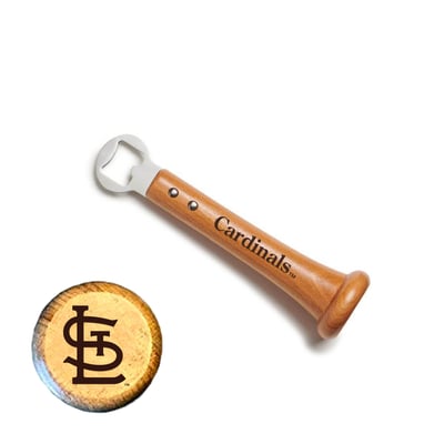 St. Louis Cardinals Baseball BBQ Pickoff Bottle Opener