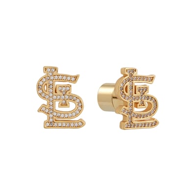 St. Louis Cardinals by Jill Martin Glam Day Post Back Earrings