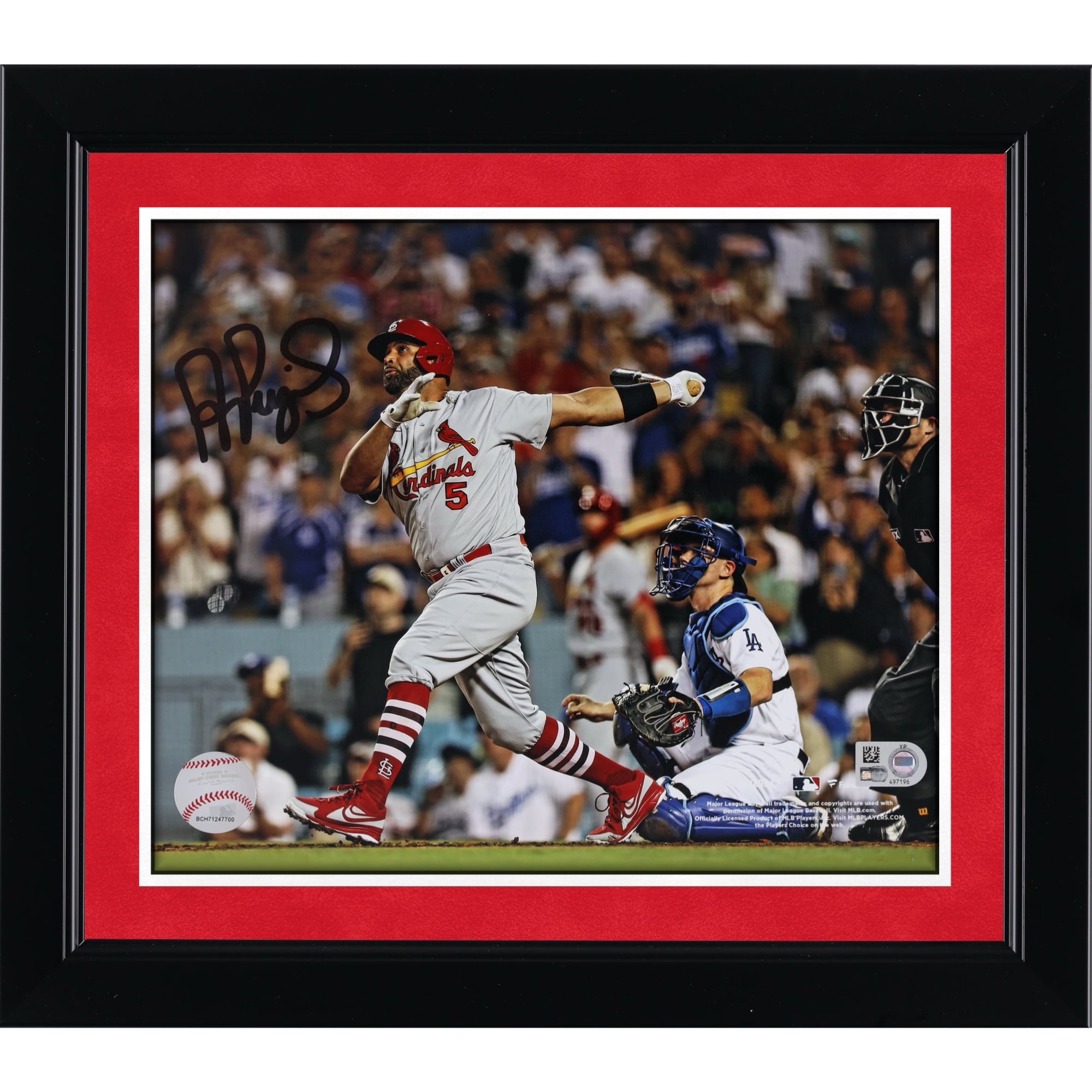 Fanatics Authentic Albert Pujols St. Louis Cardinals 700th Home Run Autographed 8'' x 10'' Photograph
