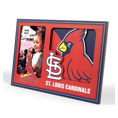 St. Louis Cardinals IDNA 3D Logo Series Picture Frame