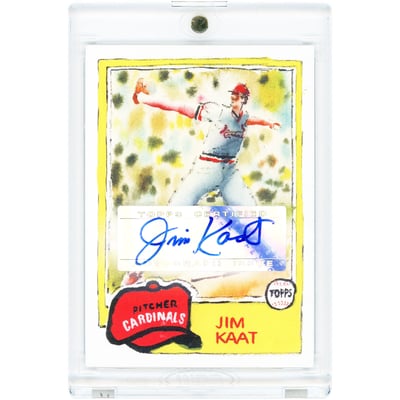 Jim Kaat St. Louis Cardinals Autographed 2022 Topps Spotlight 70 II By Andy Friedman #62-A Card