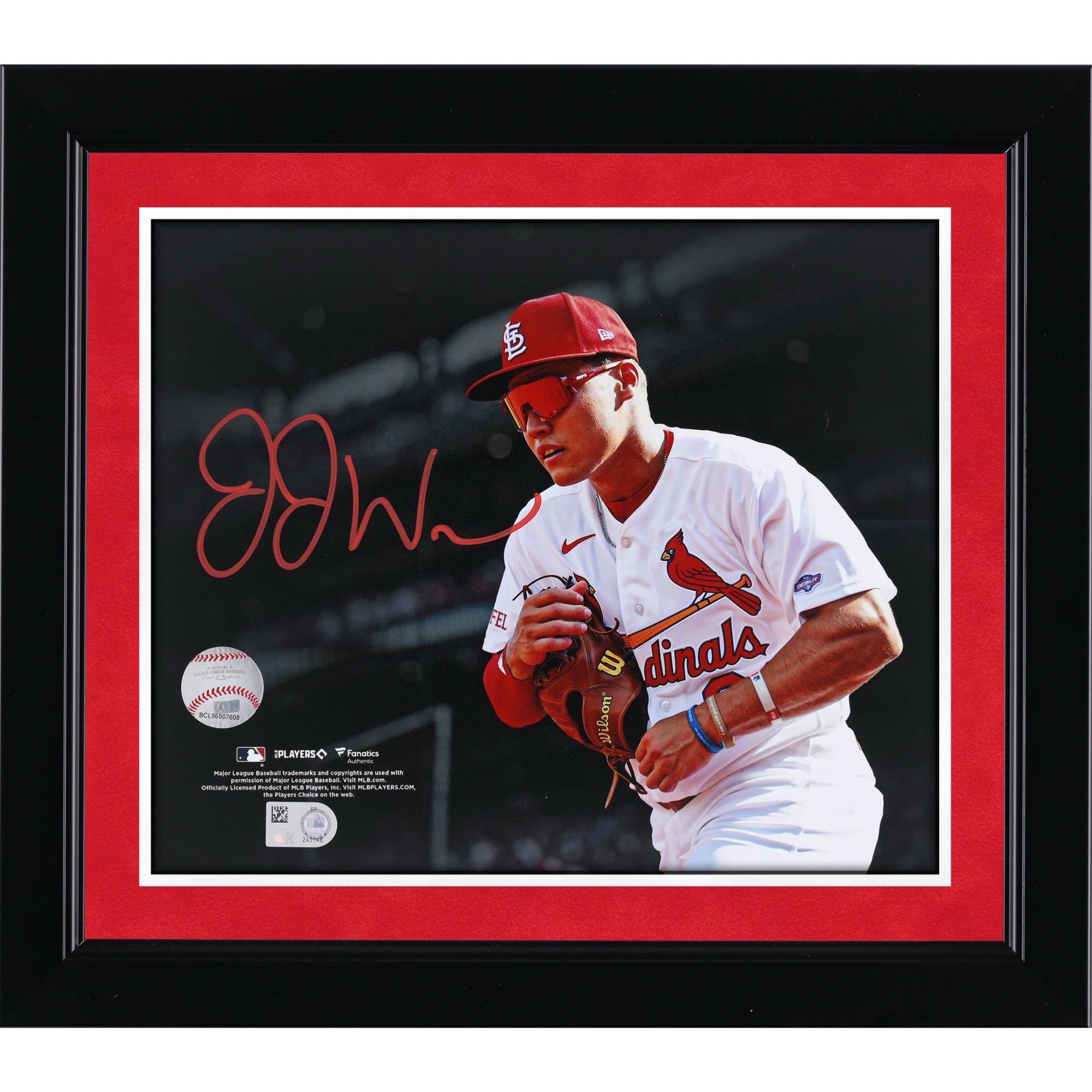 JJ Wetherholt St. Louis Cardinals Autographed 8" x 10" MLB Debut Entrance Photograph