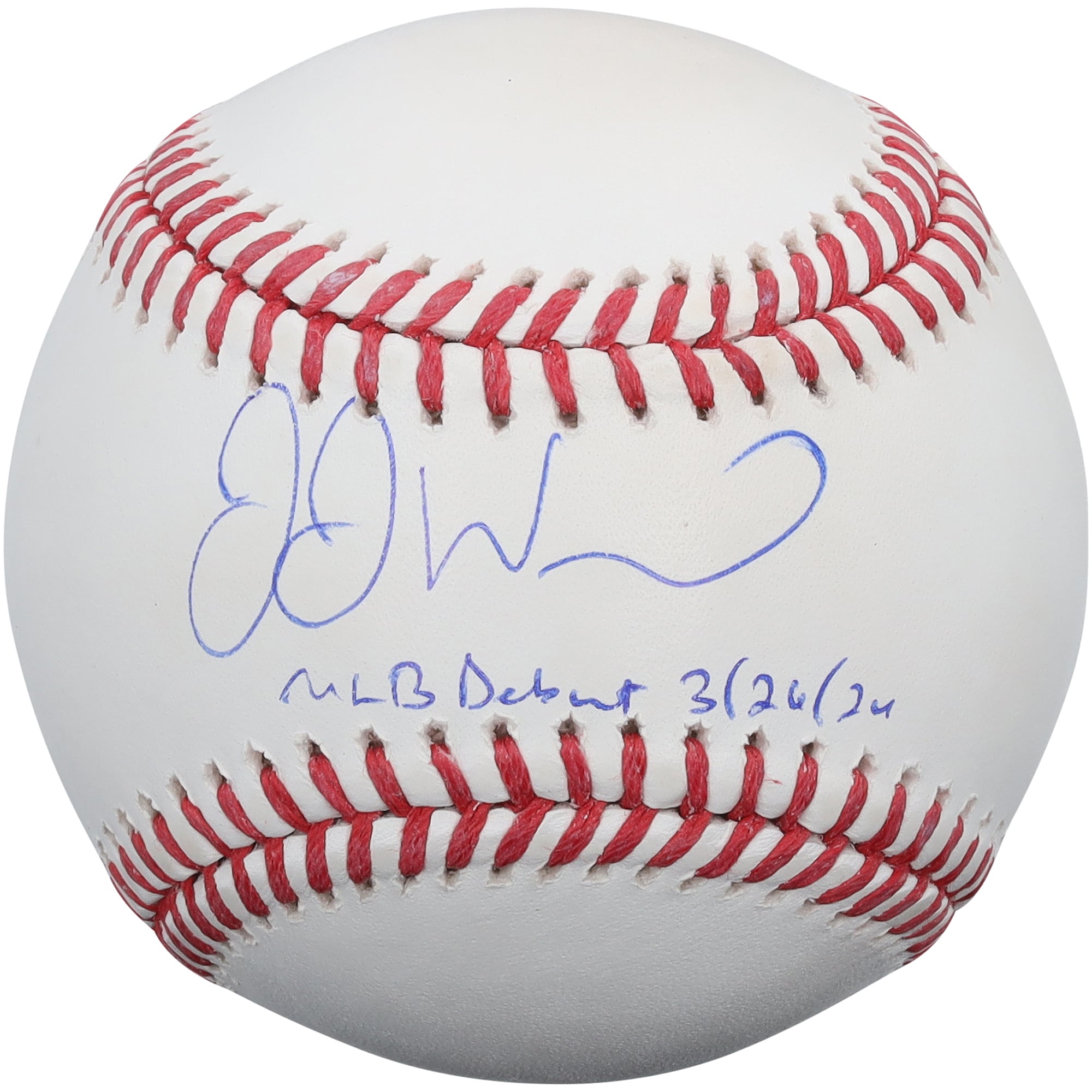 JJ Wetherholt St. Louis Cardinals Autographed Baseball with "MLB Debut 3/26/26" Inscription