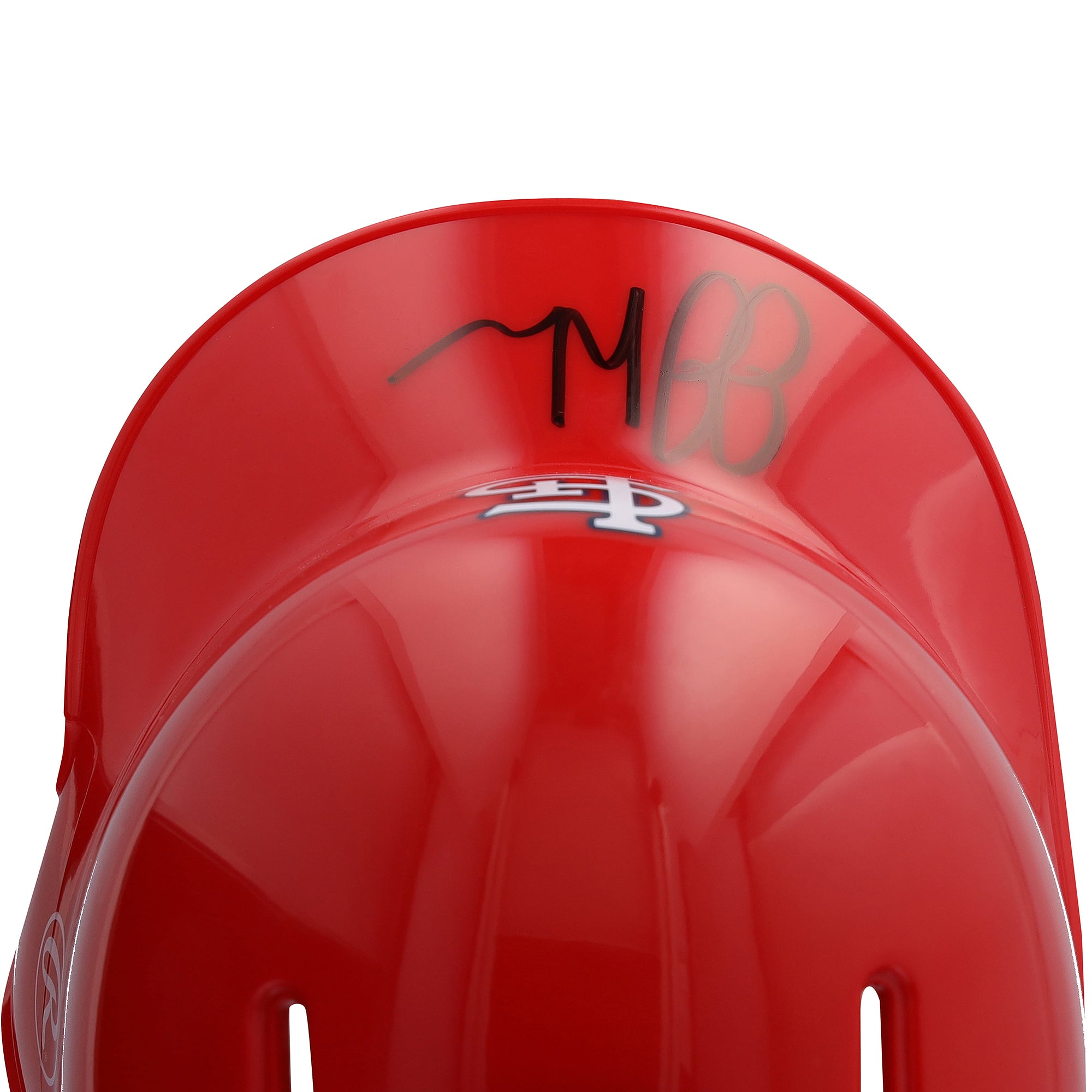 JJ Wetherholt St. Louis Cardinals Autographed Mini Batting Helmet