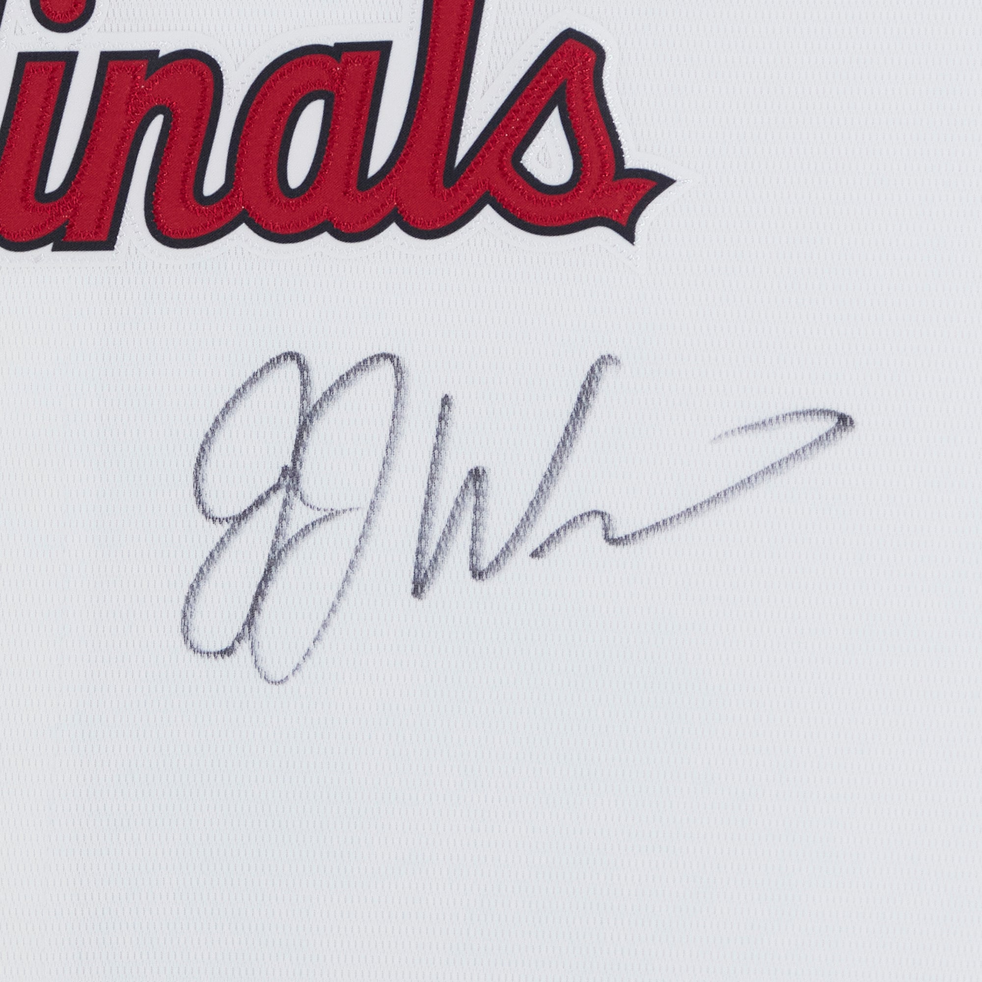 JJ Wetherholt St. Louis Cardinals Autographed White Nike Replica Jersey