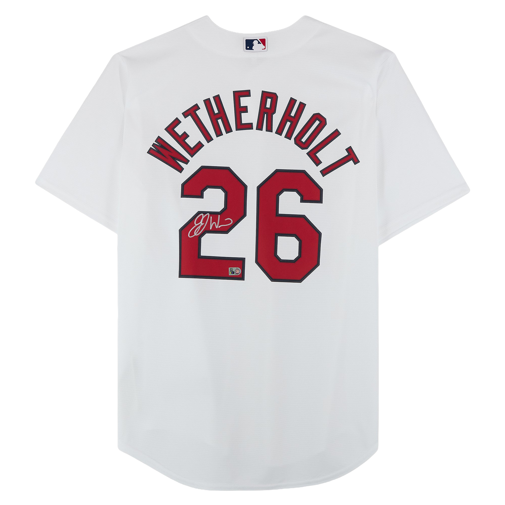 JJ Wetherholt St. Louis Cardinals Autographed White Nike Replica Jersey