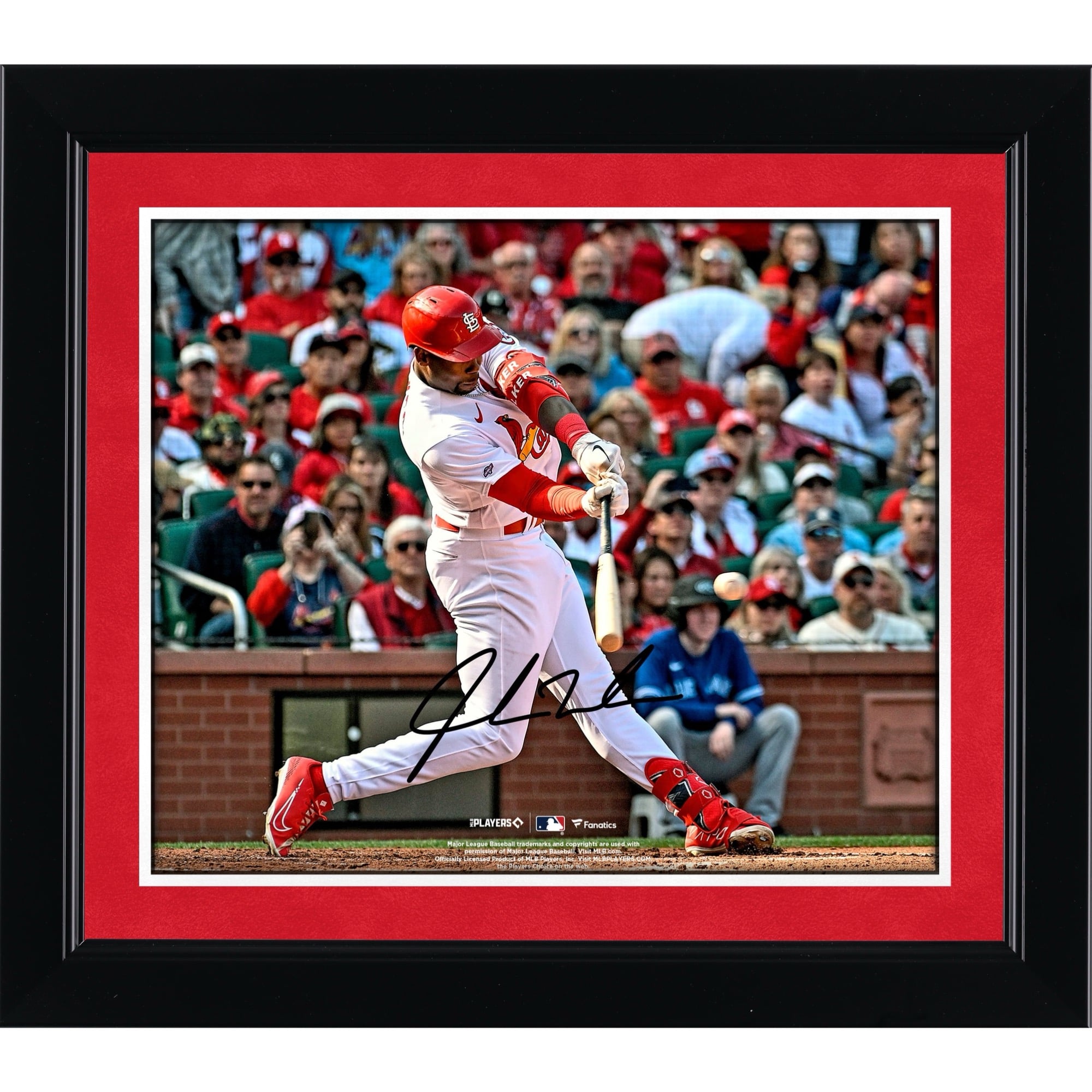 Jordan Walker St. Louis Cardinals Autographed 8" x 10" Opening Day Photograph