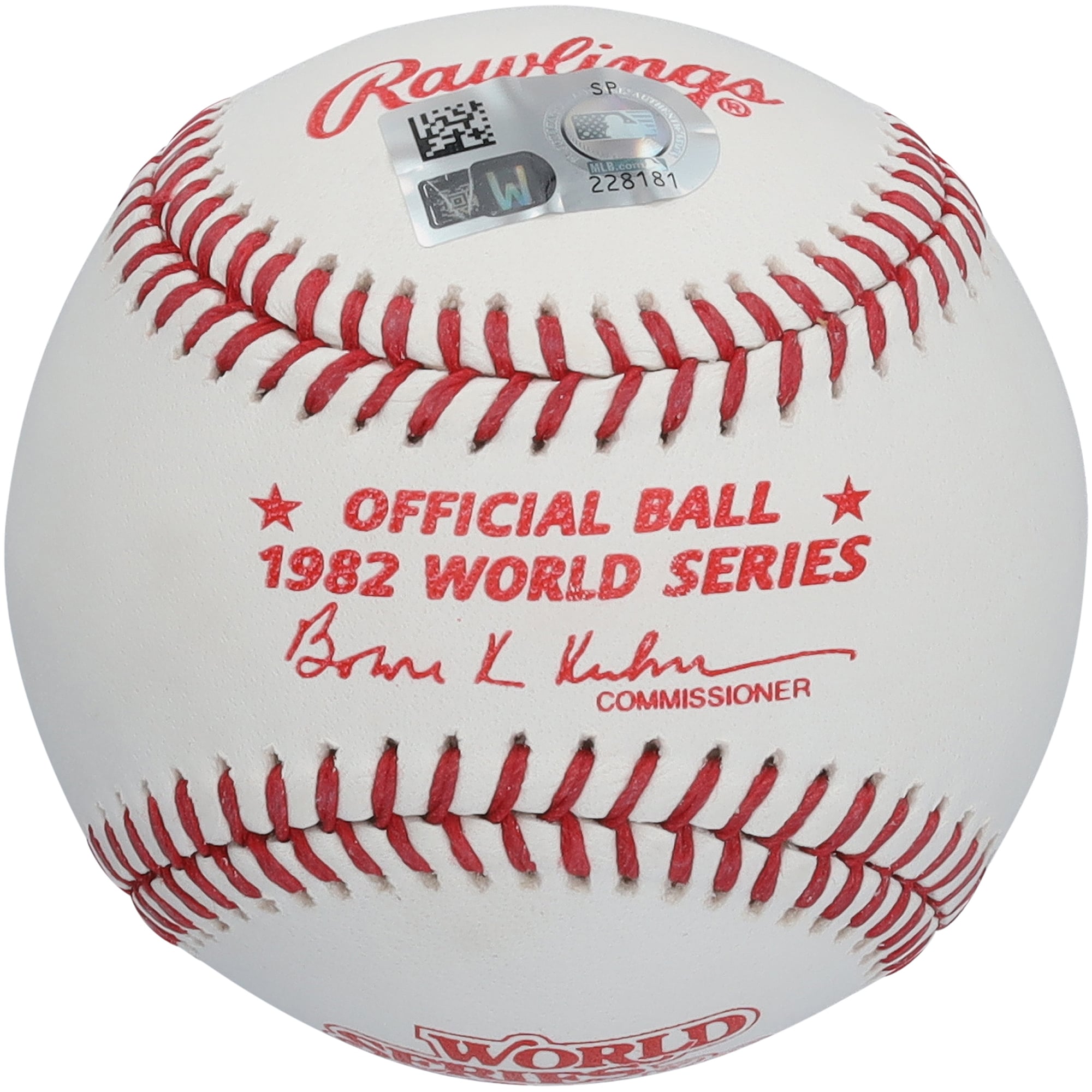 Keith Hernandez St. Louis Cardinals Autographed 1982 World Series Logo Baseball