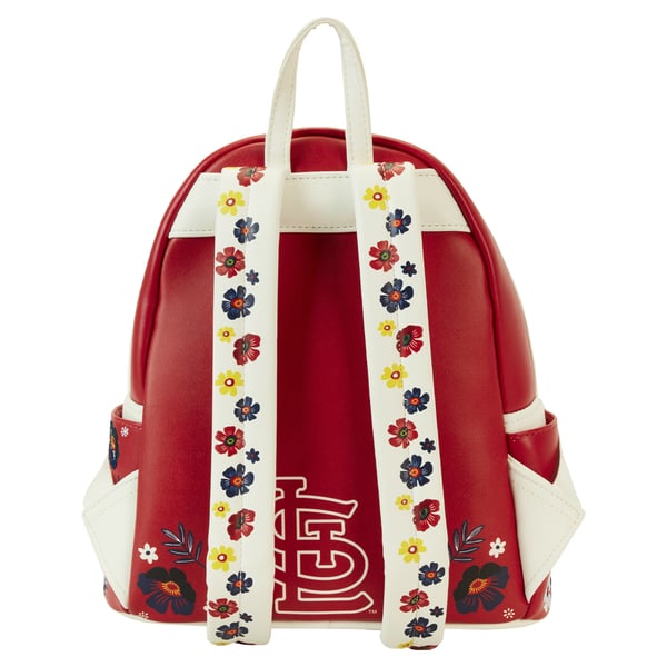 Loungefly St. Louis Cardinals Floral Mini Backpack display picture 2