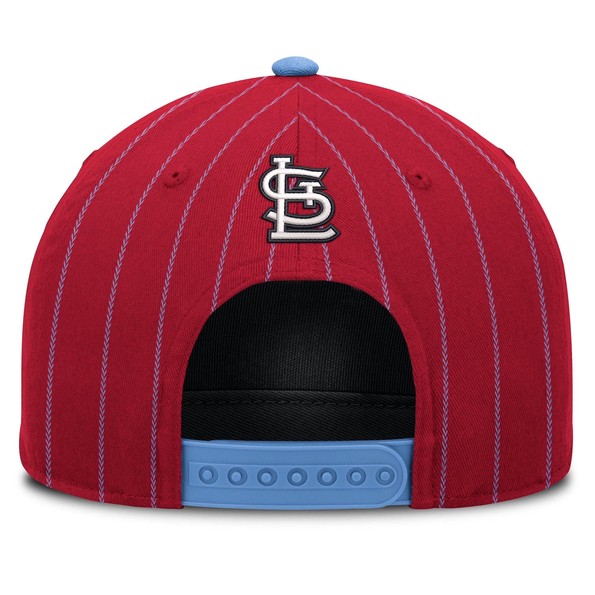 Casquette ajustable Nike rouge/bleu clair St. Louis Cardinals Cooperstown Rise A-Frame pour homme