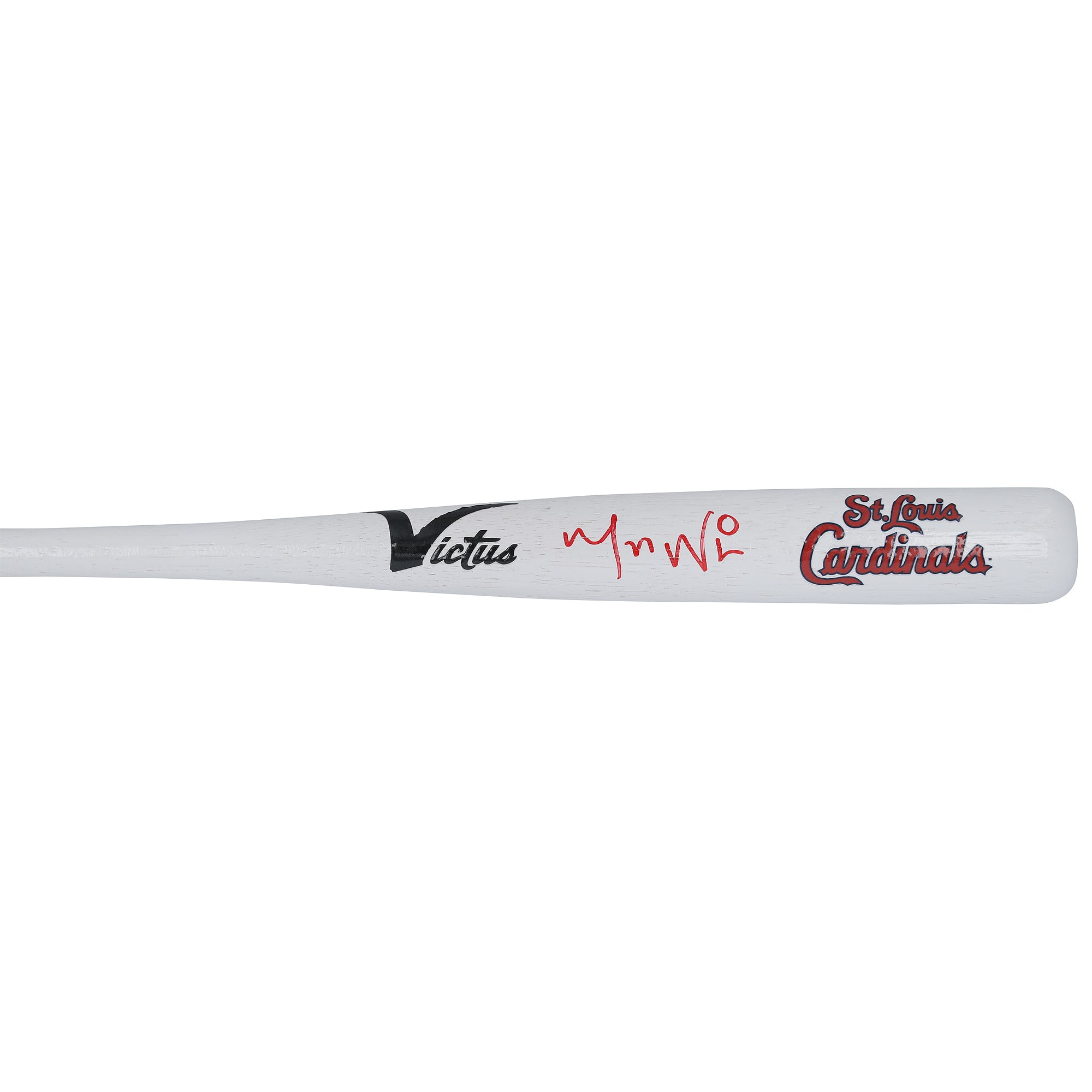Masyn Winn St. Louis Cardinals Autographed Victus Team ID Bat